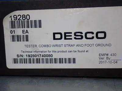 Used DESCO 19280 ESD Testers Ohio US | HGR 24 #1187186