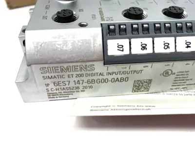 USED SIEMENS SIMATIC DP ET200ECO PN I/O MODULE 8 DIO, DC24V/1,3A