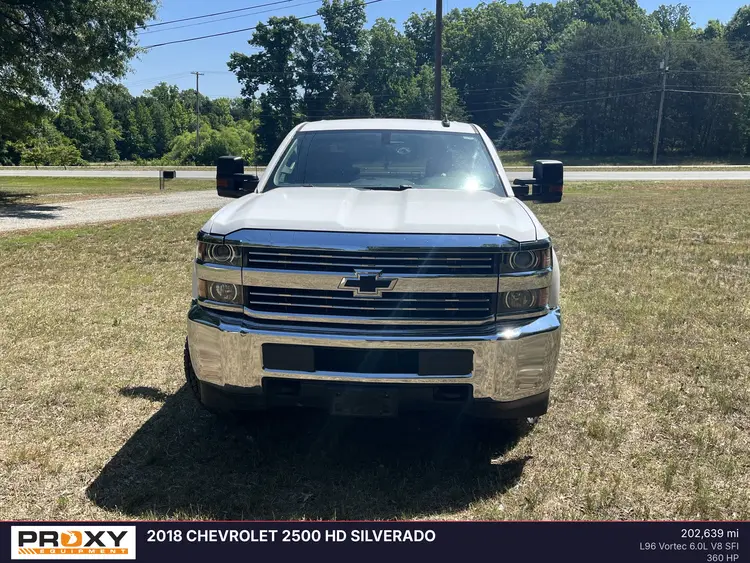 Used 2018 CHEVROLET 2500 HD SILVERADO Pickup Trucks North Carolina US | Proxy Equipment #1388794
