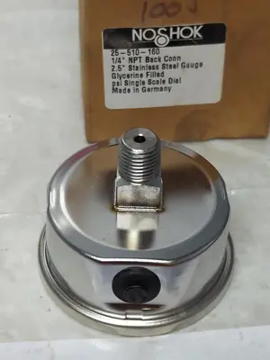 New | in-Stock NOSHOK 25-510-160 Universal Pressure Meters Ohio US | Surplus Asset Holdings #1240223