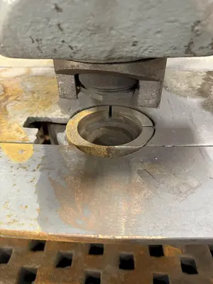 150 TON WHITNEY MODEL 7150AX12 PORTABLE HYDRAULIC FLANGE PUNCH & HYDRAULIC UNIT: YOBRO #24684