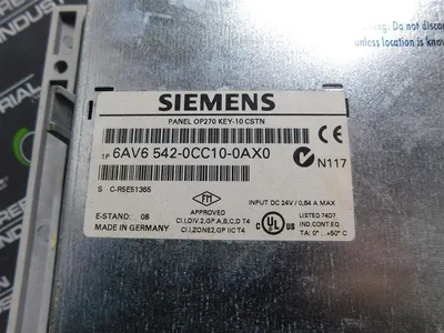 USED SIEMENS 6AV6 542-0CC10-0AX0