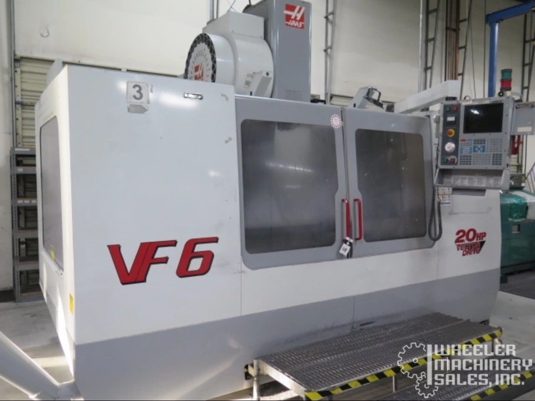 2001 HAAS VF-6 MACHINING CENTERS, VERT., N/C & CNC | Wheeler Machinery Sales