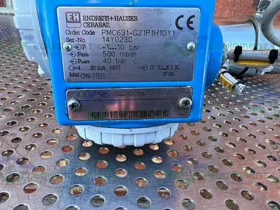 USED ENDRESS + HAUSER PMC631 PRESSURE TRANSMITTER W/ AMERSHAM CONDUCTIVITY SENSOR