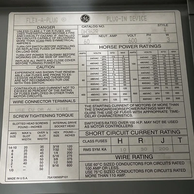 NEW General Electric 75C142394-P103