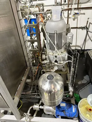 GEA Westfalia HB025-SL Plug & Win CB 50 beer clarifier skid, 316SS.