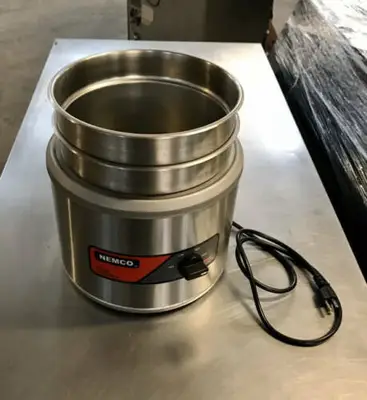 NEMCO 6101A Counter Top Warmer w/ 2 (11qt) Insets