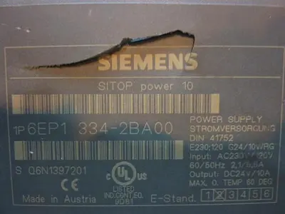 USED SIEMENS 6EP1 334-2BA00