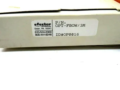 NEW EFECTOR OPT-FBOW/3M-OP0016 PHOTOELECTRIC SENSOR OPTFBOW3MOP0016