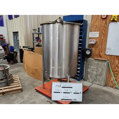 Used 240 Gallon Stainless Steel Liquid Holding Tank