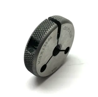 USED VERMONT GAGE THREADED RING GAUGE M10X1.25-6G GO PD 9.160