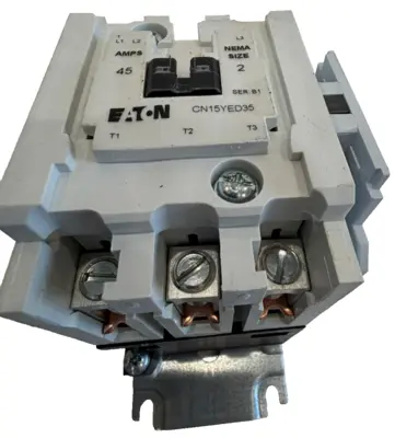 NEW EATON CN15GNY3AB 65MM COIL CONTACTOR SIZE 2 120V 60HZ CN15YED35
