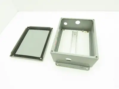 Hoffman/Ralston A-1008SC/IBOH-121206 Electrical Enclosure JIC Box Mixed Lot of 2