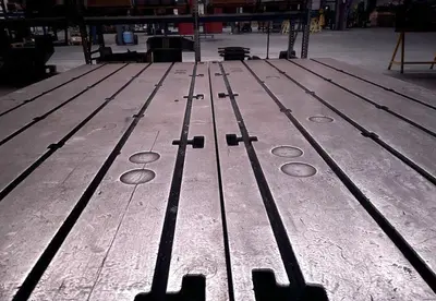 T-slot Table 4500 x 3500 mm