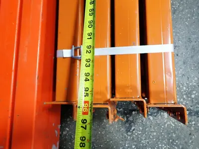42" X 252" Pallet Racking Lot - Tear Drop