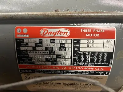 Used DAYTON K182T Motors (misc) | Surplus Asset Holdings #1204948