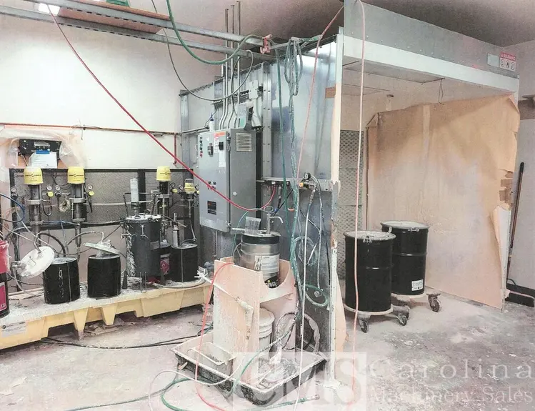 Used 2020 GLOBAL FINISHING SOLUTIONS SPRAY BOOTH WITH AIR MAKE UP UNIT Woodworking Complete Operations North Carolina US | CAROLINA MACHINERY SALES #1498446
