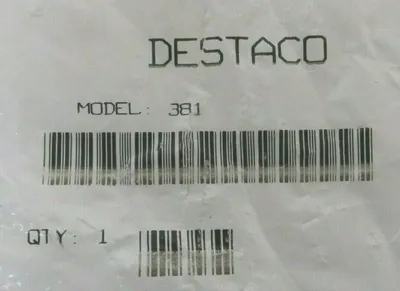 NEW LOT OF 5 DESTACO 381 TOGGLE LATCH CLAMPS