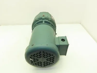 Baldor Inline Gearmotor 20:1 Reducer 55 RPM 1/4Hp 230/460V 56YZ