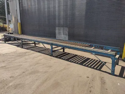 42" X 360" INFEED ROLLER CONVEYOR: STOCK #23679