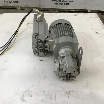 Bauer Eta-K311 1.1kW Frequency Inverter Geared Motor 1680-125RPM 480V 3PH