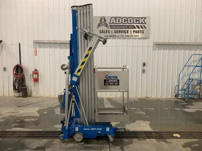 New | in-Stock 2026 GENIE AWP-40S PUSH AROUND AERIAL WORK PLATFORM Scissor Lifters Alberta CA | Adcock Equipment #1417637