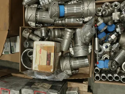 3 PALLETS OF ASSORTED VALVE PARTS
