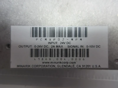 Used MINARIK _UNKNOWN_ AC/DC Power Supplies | OCO Industrial #1650361