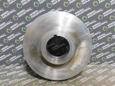 Unbranded 08 402 683 04 002 Impeller 5 Vanes 12.625"OD 4" ID 0.5"x2" Keyway Used