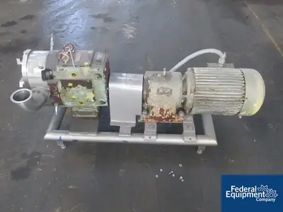 USED Waukesha 3" Waukesha Pump, S/S, 7.5 HP