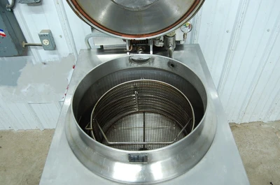 142-0122 BKI FKM-FC 75 LB. High Volume Electric Chicken Pressure Fryer w/ Filter