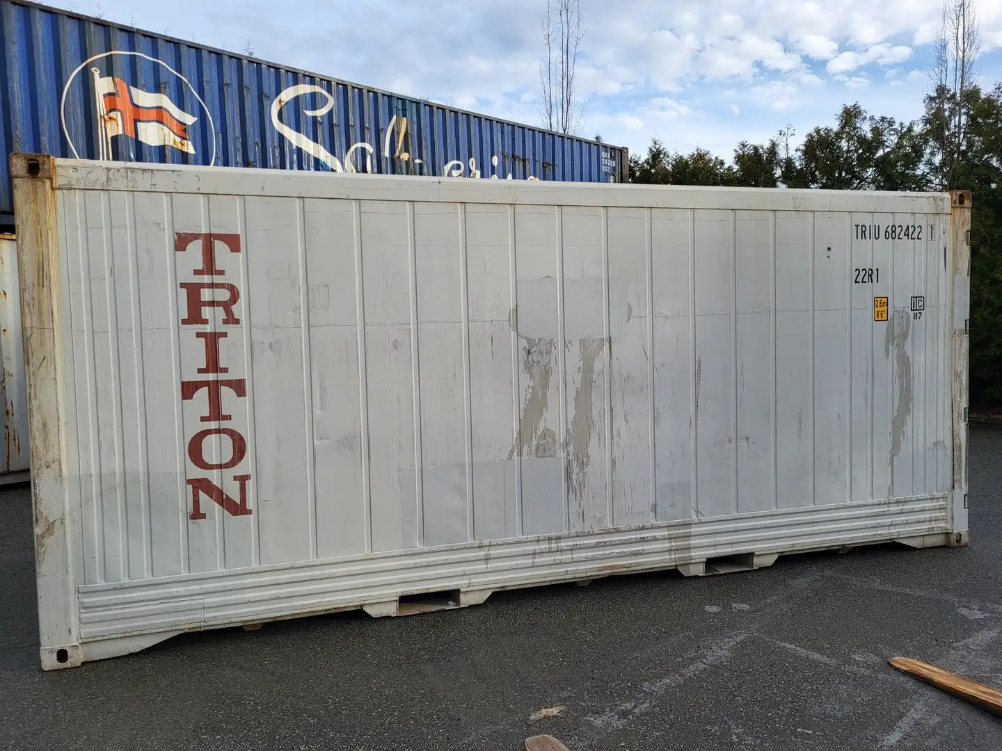 20 ft Working Refrigerated Shipping Container - TRIU6824221