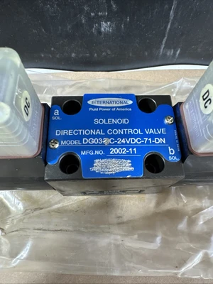 NEW International Fluid Power Of America DG03-C-24VDC-71-DN