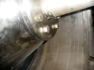 Krauss-Maffei SZ 70 pusher centrifuge, 316SS.