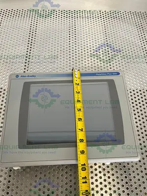 USED ALLEN BRADLEY 2711P-RDT10C PANELVIEW PLUS 1000 W/ ALLEN BRADLEY 2711P-RP1 MODULE