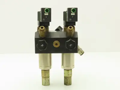 HLUDI Trumpf 10727 Nitrogen Oxygen Regulator Valve 24VDC Solenoids 00156911