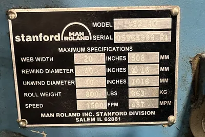 USED MAN ROLAND STANFORD 152 HD