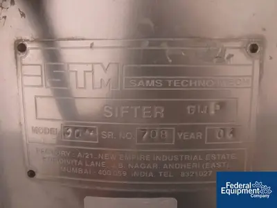 USED STM SAMS Techno Mech 30" STM Sieve, S/S