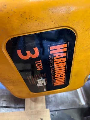 HARRINGTON IBBQ Hoists (All Types) | Bud's Equipment Sales (3)
