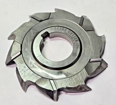 Niagara Milling Cutter 4" x 3/8 HIGH SPEED STEEL HSS resharpened