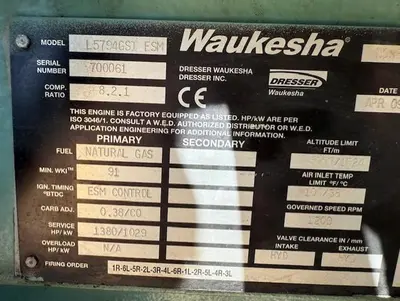 USED WAUKESHA L5794GSI