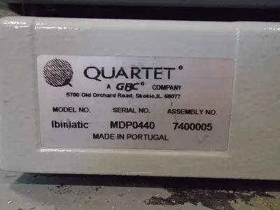 USED GBC IBIMATIC