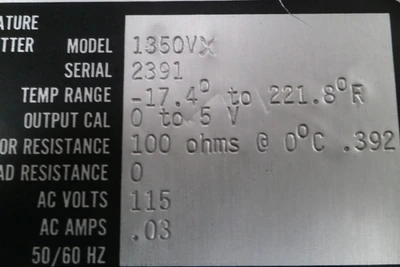 USED Yellow Spring Model 1250 Temperature Transmitter