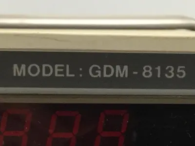 USED GW INSTEK GDM-8135