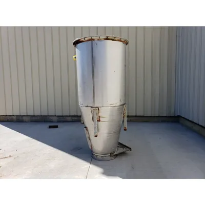 Used 48 Cubic Foot Stainlesss Steel Hopper