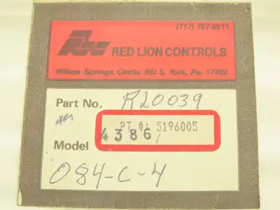Red Lion 5196005 | R20039 | 084-C Ribbon Cable Edge 5-Connector 34-Pin Lot of 2