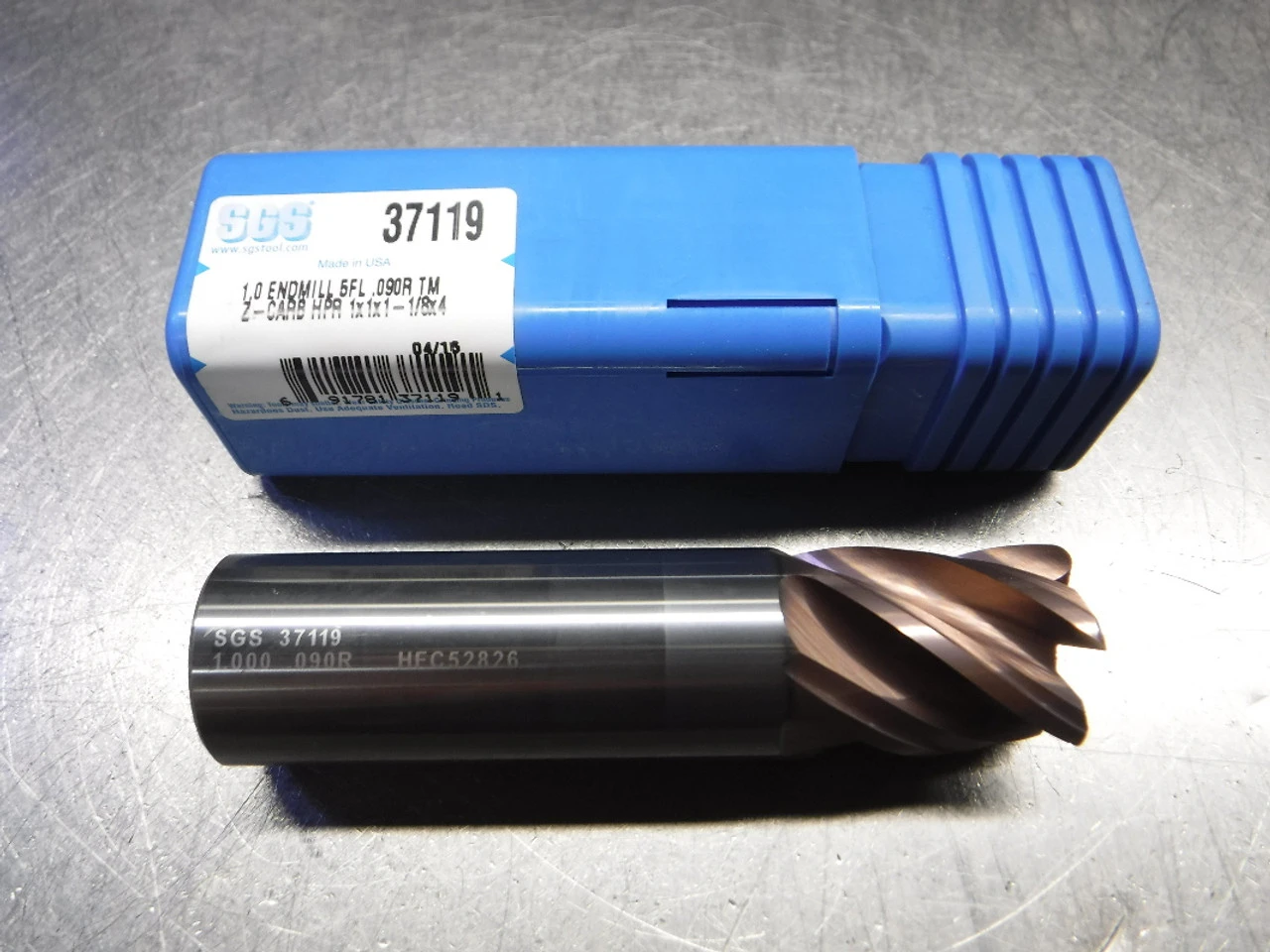 SGS 1" 5 Flute Carbide Endmill 1" Shank 37119 (LOC2100B)