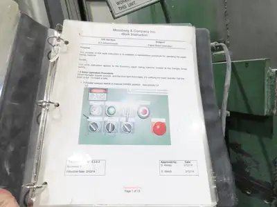 American 5029L Economy Horizontal Paper Baler 42x29x60" Bale Manual Tie 40Hp 480V