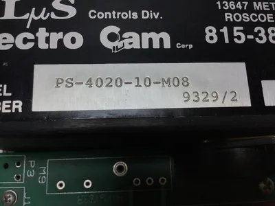 ELECTRO CAM PLUS 5000 SERIES PROGRAMMABLE LIMIT SWITCH PS-4020-10-M08 9329/2 120VAC