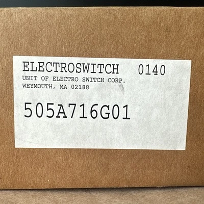 NEW ELECTROSWITCH 505A716G01